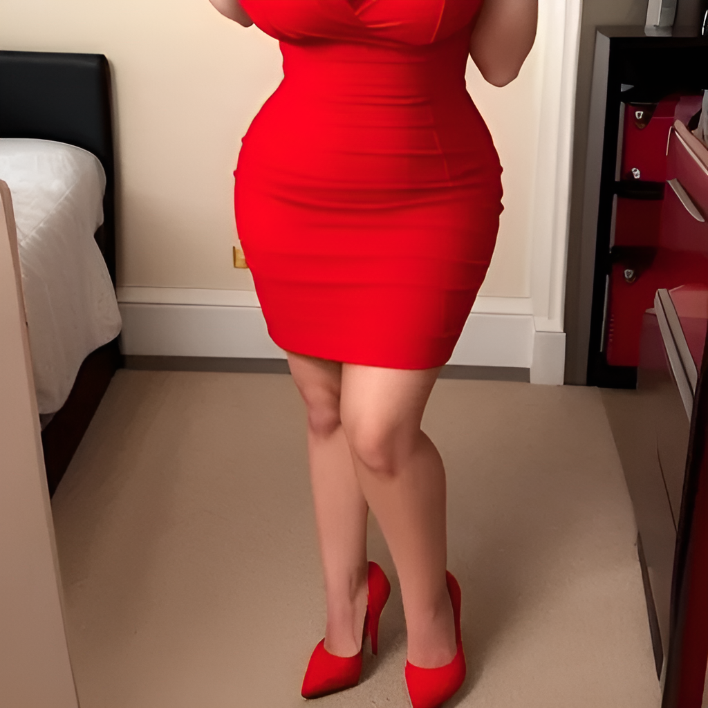 Red dress